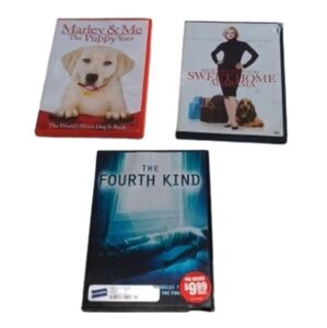 DVD Lot Bundle Marley & Me The Puppy Years / Sweet Home Alabama / The Fourth Kin